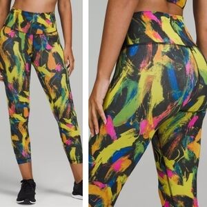 Lululemon Wunder Train Contour Fit High-Rise Tight 25" Undertone Multi Size 4